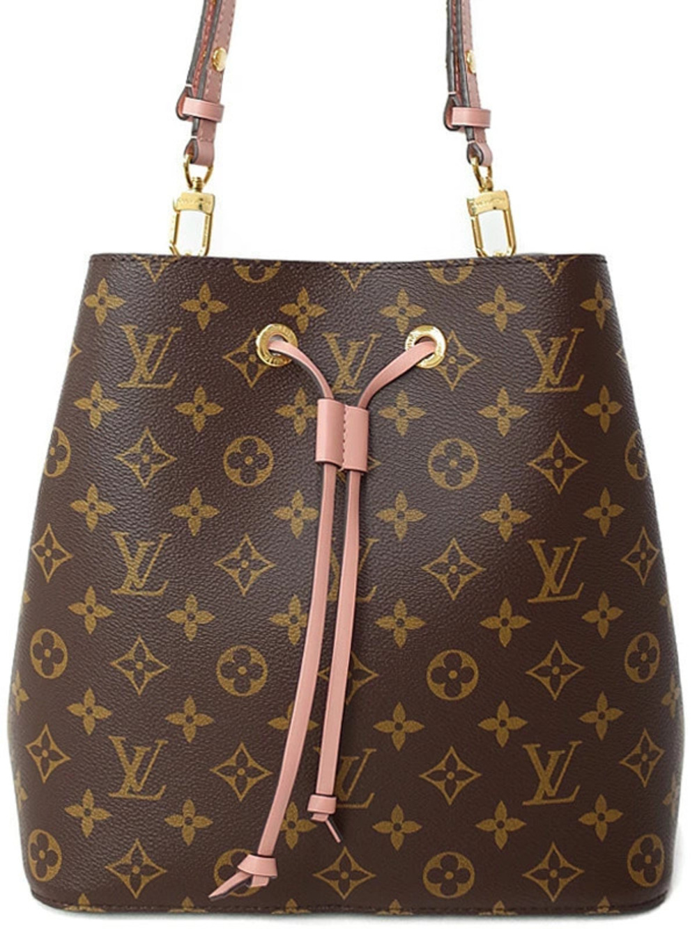 Louis Vuitton Monogram NeoNoe Shoulder Bag Canvas Leather Brown